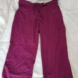 Grey's anatomy wine colored scrubs bottoms